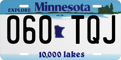 MN license plate 060TQJ