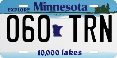 MN license plate 060TRN