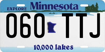MN license plate 060TTJ