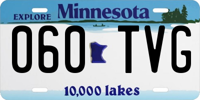 MN license plate 060TVG