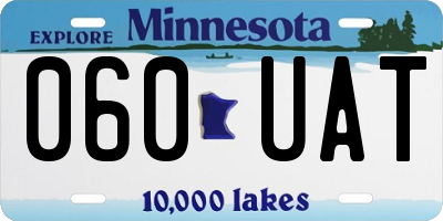 MN license plate 060UAT
