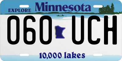 MN license plate 060UCH
