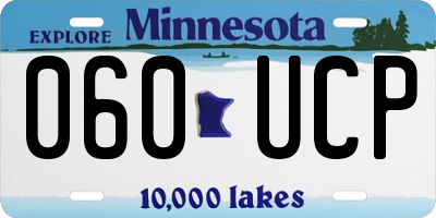 MN license plate 060UCP