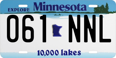 MN license plate 061NNL