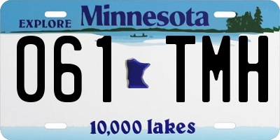 MN license plate 061TMH