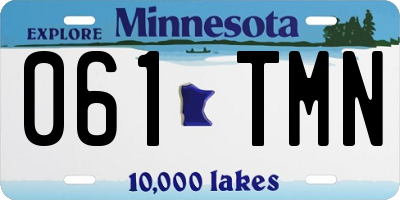MN license plate 061TMN
