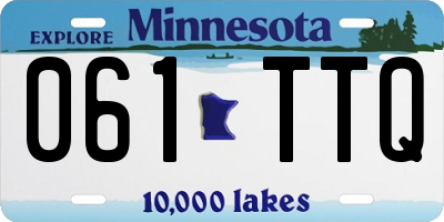 MN license plate 061TTQ