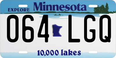 MN license plate 064LGQ