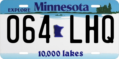 MN license plate 064LHQ