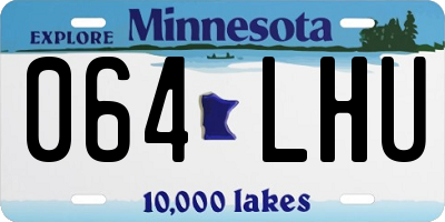 MN license plate 064LHU