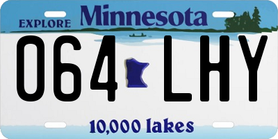 MN license plate 064LHY