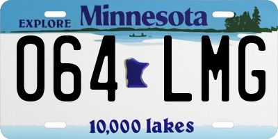 MN license plate 064LMG