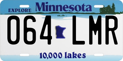 MN license plate 064LMR