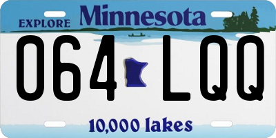MN license plate 064LQQ