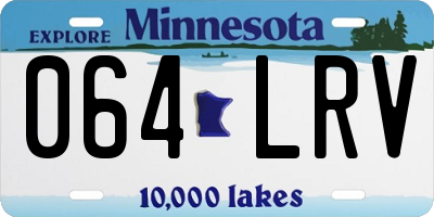 MN license plate 064LRV