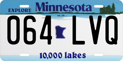 MN license plate 064LVQ