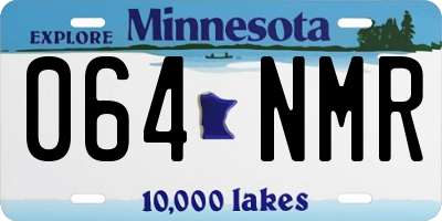 MN license plate 064NMR