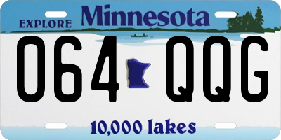 MN license plate 064QQG