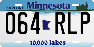 MN license plate 064RLP