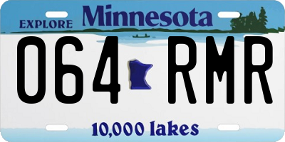 MN license plate 064RMR