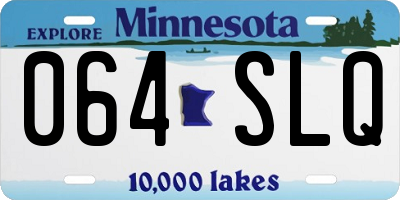 MN license plate 064SLQ
