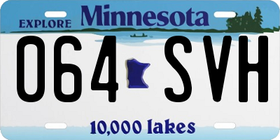 MN license plate 064SVH