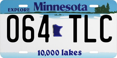 MN license plate 064TLC
