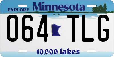 MN license plate 064TLG