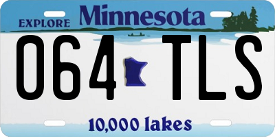 MN license plate 064TLS