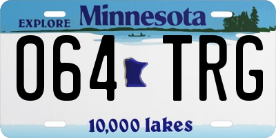MN license plate 064TRG