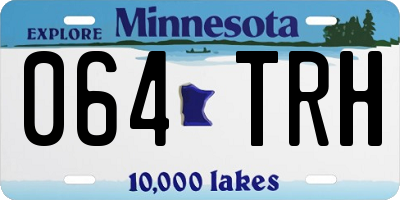 MN license plate 064TRH