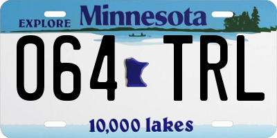 MN license plate 064TRL