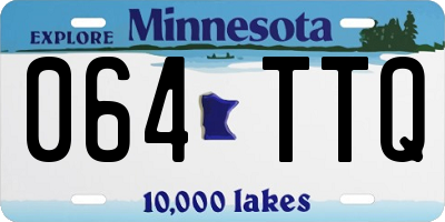 MN license plate 064TTQ