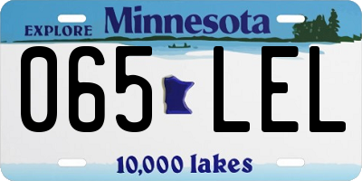 MN license plate 065LEL