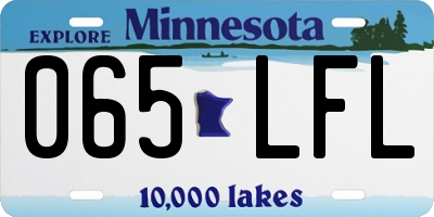 MN license plate 065LFL