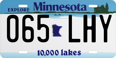 MN license plate 065LHY