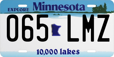 MN license plate 065LMZ