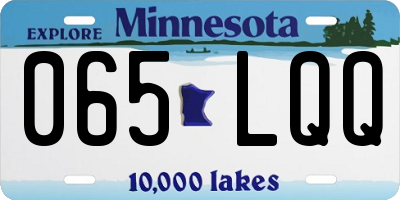 MN license plate 065LQQ