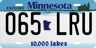 MN license plate 065LRU