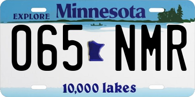 MN license plate 065NMR