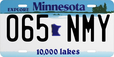 MN license plate 065NMY