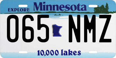 MN license plate 065NMZ