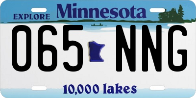 MN license plate 065NNG