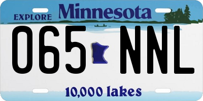 MN license plate 065NNL