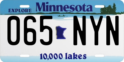 MN license plate 065NYN