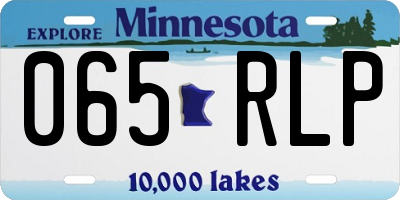 MN license plate 065RLP