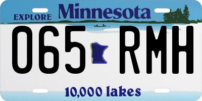 MN license plate 065RMH