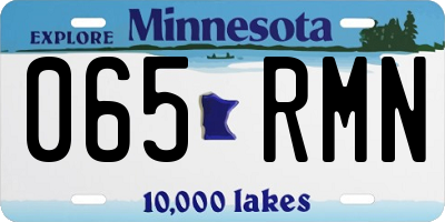 MN license plate 065RMN