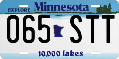 MN license plate 065STT