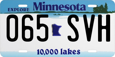 MN license plate 065SVH